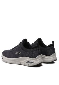 skechers - Skechers Sneakersy Waveport 232301/BKGY Szary. Kolor: szary. Materiał: materiał