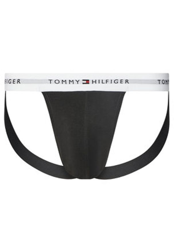 TOMMY HILFIGER - Tommy Hilfiger Komplet 3 par slipów Jock Strap UM0UM03377 Czarny. Kolor: czarny. Materiał: bawełna