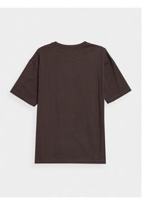 outhorn - Outhorn T-Shirt OTHAW23TTSHM0940 Brązowy Regular Fit. Kolor: brązowy. Materiał: bawełna