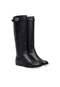 TwinSet - TWINSET Botki 252TCP19C Czarny. Kolor: czarny. Materiał: skóra #4