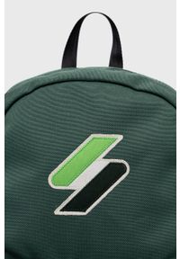 Superdry Plecak męski kolor zielony duży gładki. Kolor: zielony. Wzór: gładki #2