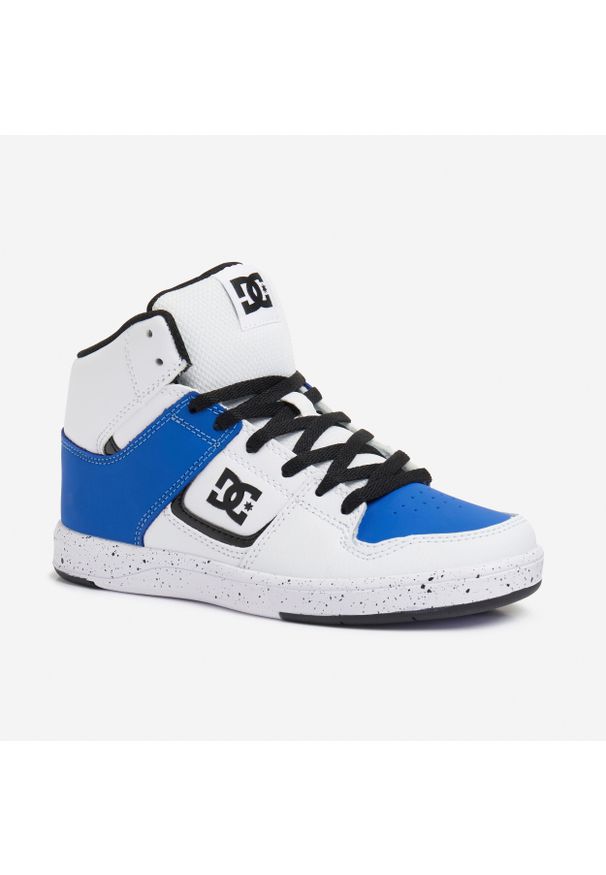 Wysokie buty na deskorolkę dla dzieci DC Shoes Cure. Wysokość cholewki: przed kolano. Materiał: materiał, skóra, nubuk. Szerokość cholewki: normalna. Sport: skateboard