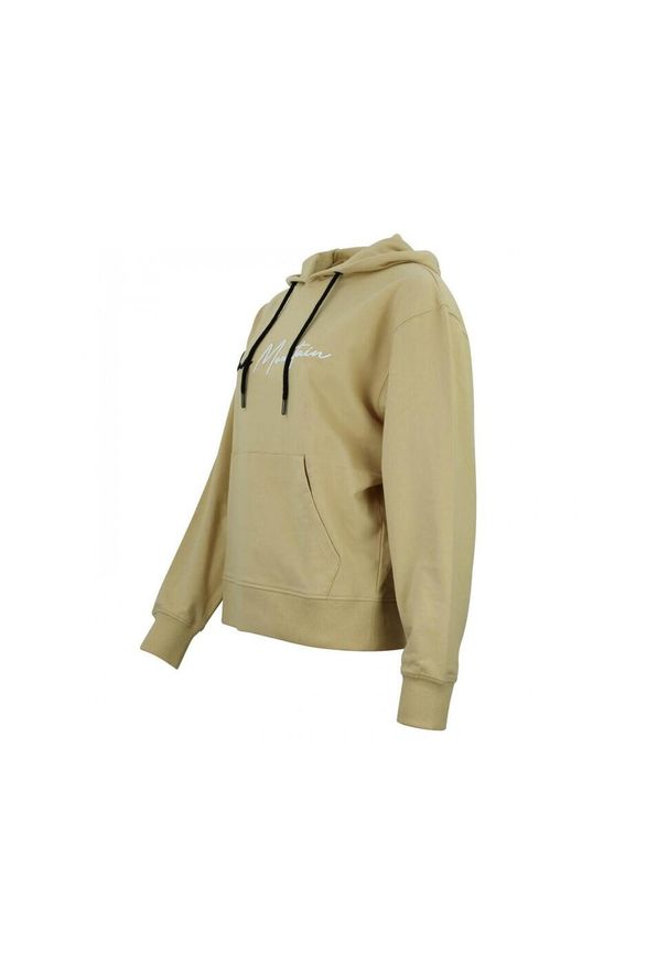 PEAK MOUNTAIN - Damska bluza bawełniana Peak Mountain French Terry. Kolor: beżowy. Materiał: bawełna