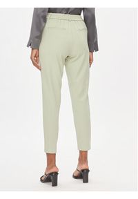 Vila Chinosy Varone 14087406 Zielony Slim Fit. Kolor: zielony. Materiał: syntetyk, wiskoza