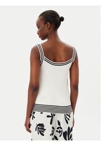 Marella Top Germana 2515361061 Écru Slim Fit. Materiał: syntetyk #5