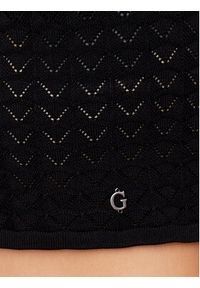 Guess Sweter Julie W3GR40 Z2U00 Czarny Regular Fit. Kolor: czarny. Materiał: syntetyk, wiskoza