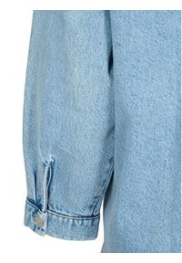 Zizzi Kurtka jeansowa J10960A Błękitny Loose Fit. Kolor: niebieski. Materiał: jeans #4