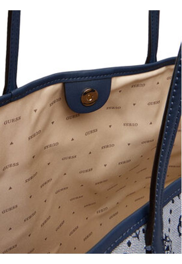 Guess Torebka Neda HWJP96 54240 Granatowy. Kolor: niebieski