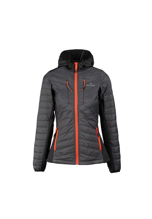 Bergson - Bluza hybrydowa damska Vitalpeak HB. Kolor: szary. Materiał: puch. Sport: turystyka piesza