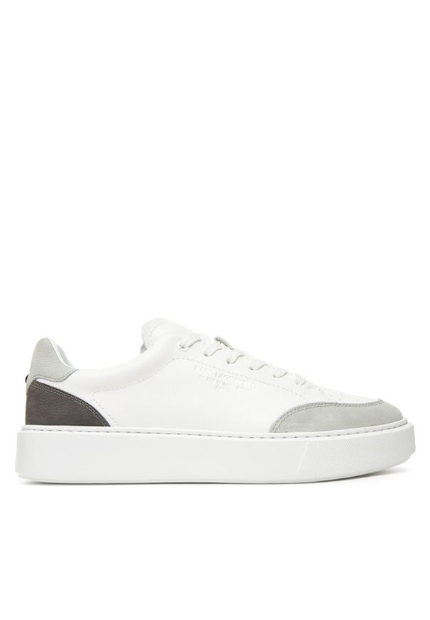 Karl Lagerfeld - KARL LAGERFELD Sneakersy KL52241 Biały. Kolor: biały. Materiał: skóra