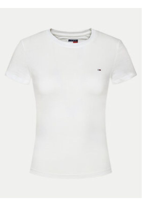 Tommy Jeans Komplet 2 t-shirtów DW0DW21366 Kolorowy Slim Fit. Materiał: bawełna. Wzór: kolorowy