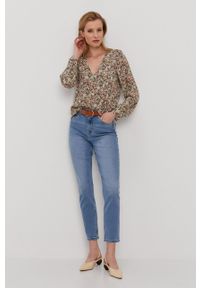 Vero Moda Jeansy damskie high waist. Stan: podwyższony. Kolor: niebieski #4