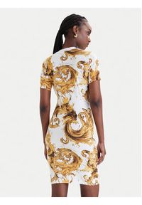 Versace Jeans Couture Sukienka codzienna 80HAO939 JS553 Biały Slim Fit. Okazja: na co dzień. Kolor: biały. Materiał: bawełna. Typ sukienki: proste. Styl: casual #2