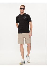 Calvin Klein T-Shirt Linear Graphic K10K112482 Czarny Regular Fit. Kolor: czarny. Materiał: bawełna #5