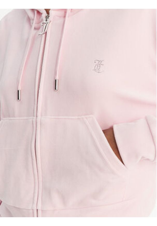 Juicy Couture Bluza Iccle JCWAS126304 Różowy Oversize. Kolor: różowy. Materiał: syntetyk