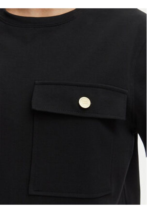 TOMMY HILFIGER - Tommy Hilfiger T-Shirt WW0WW49249 Czarny Relaxed Fit. Kolor: czarny. Materiał: bawełna