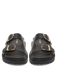 MEXX Klapki EO-MX/021C-HY Czarny. Kolor: czarny. Materiał: skóra #8