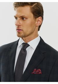 Pako Lorente - PAKO LORENTE – Męska marynarka garniturowa w odcieniu granatowym. Kolor: niebieski. Materiał: poliester, wełna, lycra #4