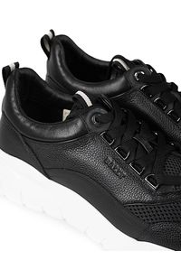 Bally Sneakersy "Birky-T" | 6230655 | Birky-T | Mężczyzna | Czarny. Kolor: czarny. Materiał: materiał, skóra. Wzór: aplikacja #4