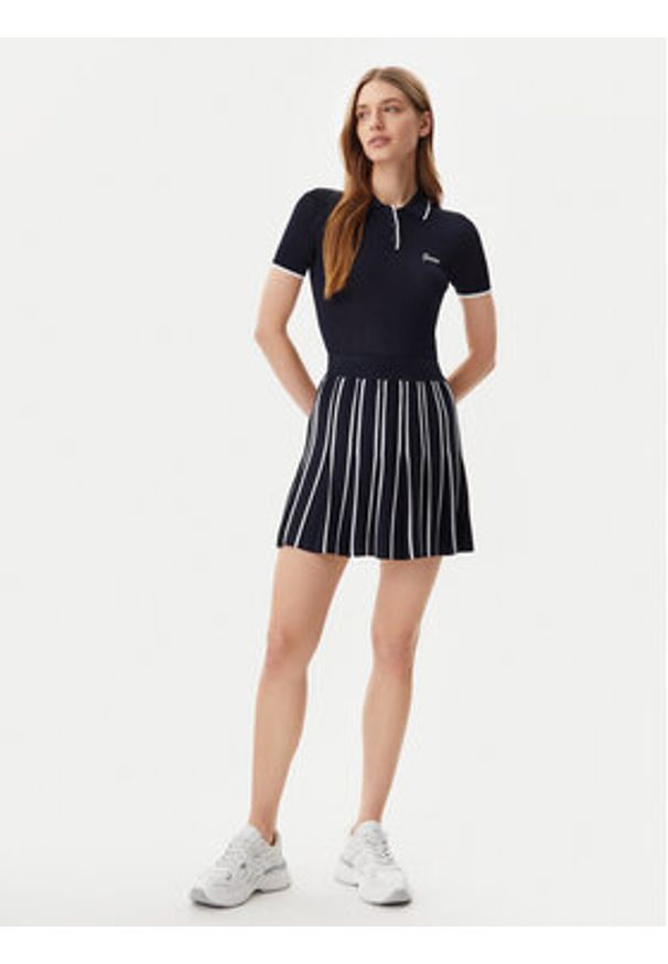 Guess Spódnica plisowana V5GD00 Z3D60 Czarny Regular Fit. Kolor: czarny. Materiał: wiskoza