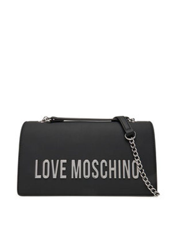 Love Moschino - LOVE MOSCHINO Torebka JC4192PP1NKD000B Czarny. Kolor: czarny. Materiał: skórzane