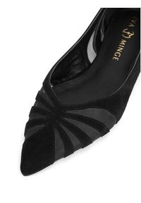 Eva Minge Baleriny LUCY-V1166-08-1 Czarny. Kolor: czarny. Materiał: skóra, zamsz #3