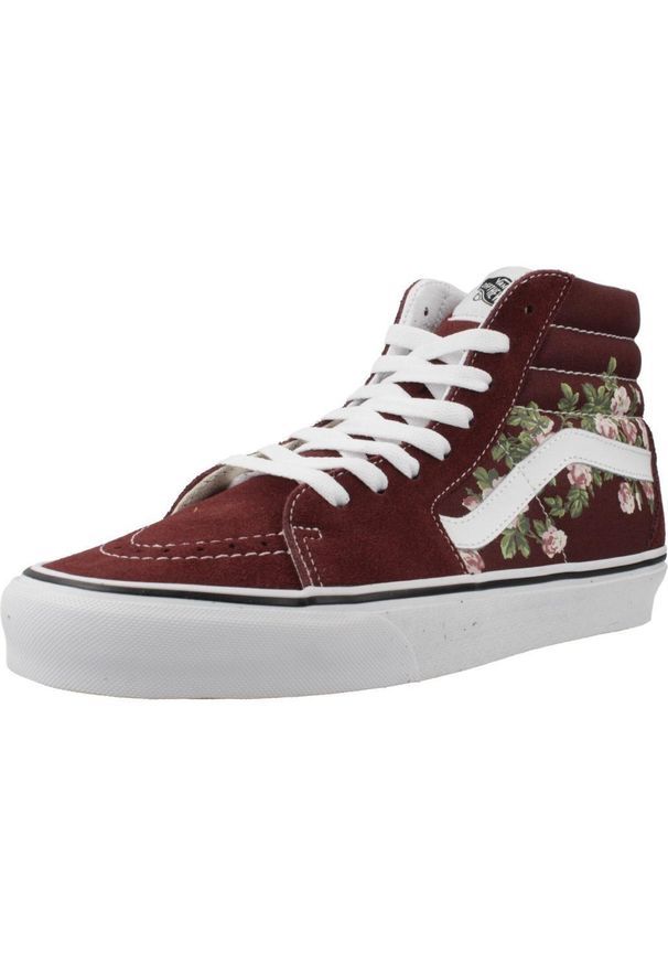 Tenisówki Vans Model Sk8-hi Kolor Brązowy. Kolor: brązowy. Materiał: syntetyk, skóra