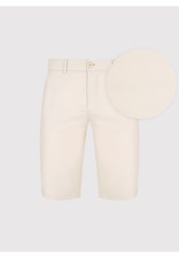 Pako Lorente - PAKO LORENTE - Beżowe szorty męskie. Okazja: na co dzień. Kolor: niebieski, beżowy. Materiał: bawełna, elastan. Wzór: gładki. Sezon: lato. Styl: casual #7