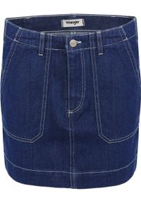 Wrangler - SPÓDNICA WRANGLER CARPENTER SKIRT WORKWEAR BLUE W29WFH20X 112128597