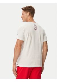 Beverly Hills Polo Club T-Shirt F-SS26M-TS0005 POL Biały Regular Fit. Typ kołnierza: polo. Kolor: biały. Materiał: bawełna #5