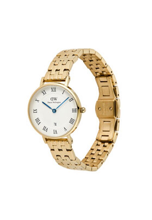 Daniel Wellington Zegarek Petite Roman Numerals DW00100857 Złoty. Kolor: złoty