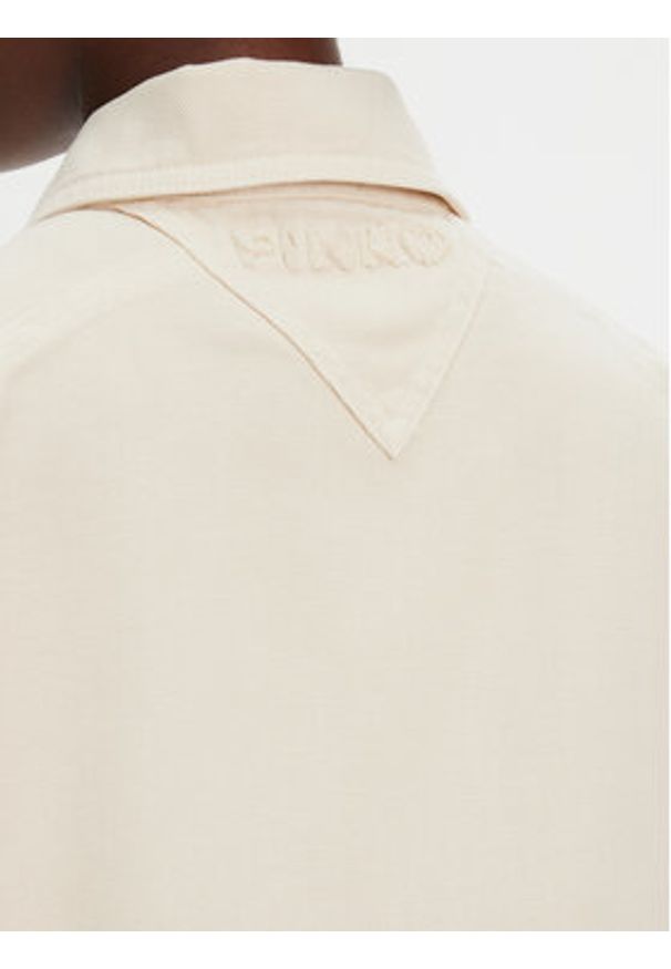 Pinko - PINKO Kamizelka Gerard Gilet 105237 A2M8 Écru Regular Fit. Materiał: bawełna