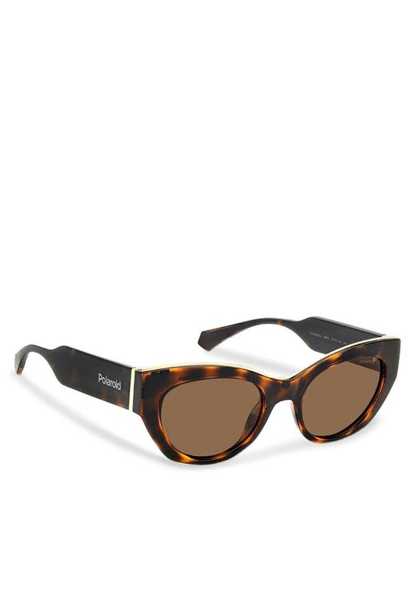 POLAROID - Okulary przeciwsłoneczne Polaroid. Kolor: brązowy