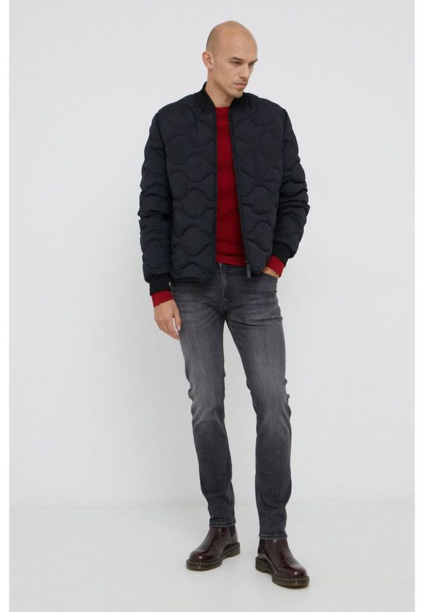 Calvin Klein - Jeansy Modern. Kolor: szary