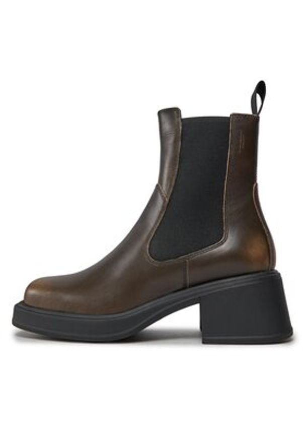 Vagabond Shoemakers Botki Dorah 5642-018-19 Szary. Kolor: szary. Materiał: skóra