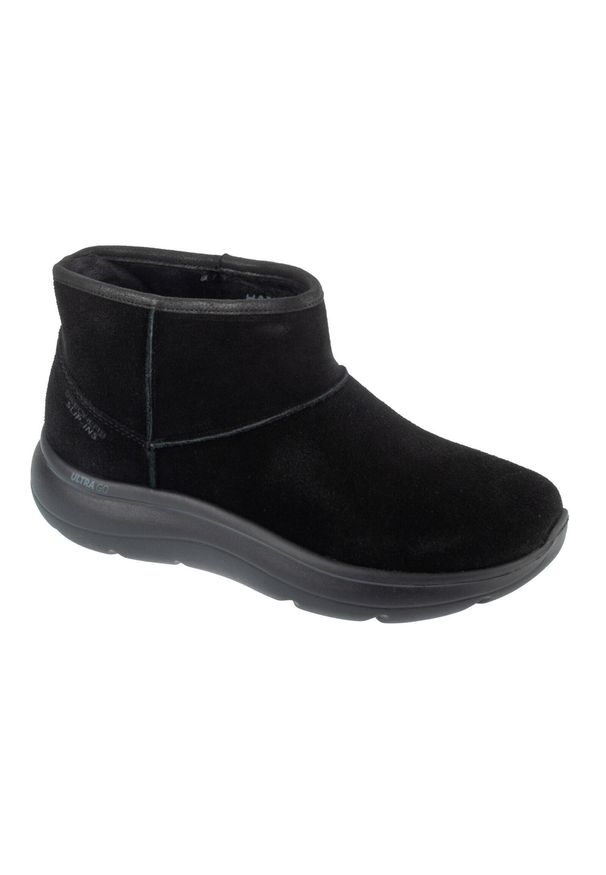 skechers - Buty zimowe damskie, Slip-Ins: On-The-GO Encore - Blair. Kolor: czarny. Sezon: zima