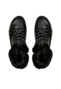 skechers - Skechers Botki Glacial Ultra Cozyly 144178/BLK Czarny. Kolor: czarny. Materiał: materiał #4