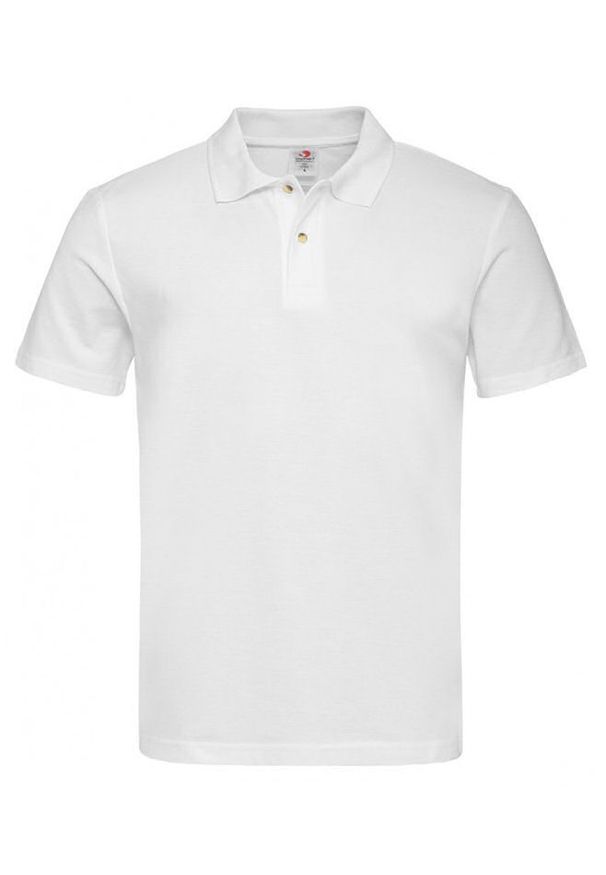 Biały t-shirt Stedman krótki, na co dzień