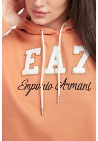 EA7 Emporio Armani - Bluza damska z kapturem EA7 EMPORIO ARMANI. Typ kołnierza: kaptur #5