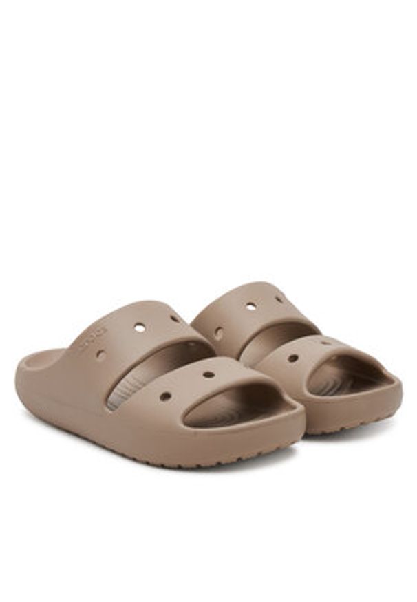 Crocs Klapki Classic Sandal v2 209403 Brązowy. Kolor: brązowy