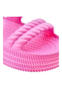 Różowe Klapki S.Barski Modne Obuwie Damskie. Okazja: na co dzień. Kolor: różowy. Sezon: lato. Styl: casual, wakacyjny, elegancki #7