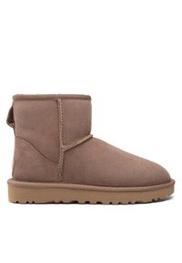 Ugg Śniegowce W Classic Mini II 1016222 Brązowy. Kolor: brązowy. Materiał: zamsz, skóra #7