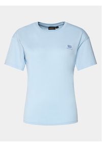 Napapijri T-Shirt S-Nina NP0A4H87 Błękitny Regular Fit. Kolor: niebieski. Materiał: bawełna #3