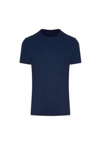JUST COOL - Miejska Koszulka Fitness Unisex Dla Dorosłych. Kolor: niebieski. Sport: fitness