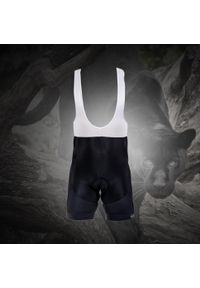 MADANI - Spodenki rowerowe unisex madani Black Panther. Kolor: czarny, biały, wielokolorowy. Sport: kolarstwo