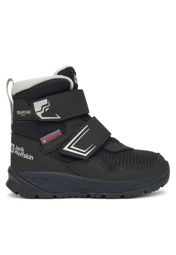 Śniegowce Jack Wolfskin. Kolor: czarny. Materiał: polar