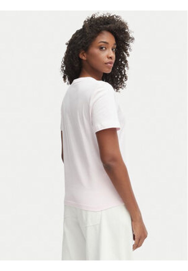 TOMMY HILFIGER - Tommy Hilfiger T-Shirt WW0WW40276 Różowy Regular Fit. Kolor: różowy. Materiał: bawełna