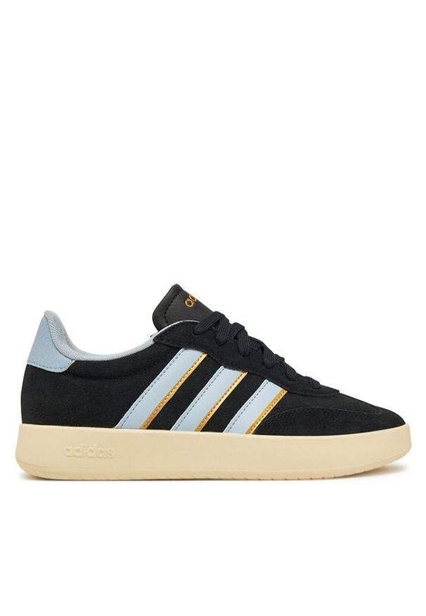 Adidas - adidas Sneakersy Barreda JP7108 Czarny. Kolor: czarny. Materiał: zamsz, skóra