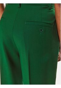 Weekend Max Mara Spodnie materiałowe Visivo 2425136041 Zielony Regular Fit. Kolor: zielony. Materiał: wełna #4
