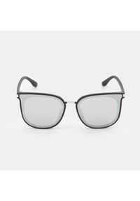 Mohito - Lustrzane okulary przeciwsłoneczne - Czarny. Kolor: czarny #1